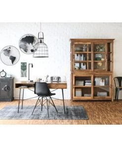 Maisons Du Monde Vitrines Vitrine 4 Portes En Manguier Massif Et Verre -Vaisseliers Soldes Magasin vitrine 4 portes en manguier massif et verre 1000 16 33 166616 7