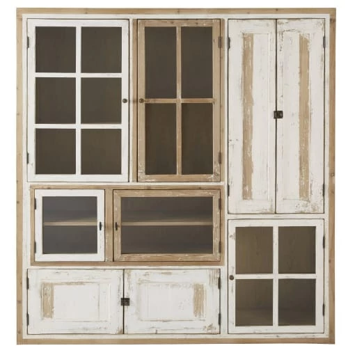 Maisons Du Monde Vitrines Vitrine 9 Portes En Pin Recyclé Blanc Et Verre Trempé 1 Maisons Du Monde Vitrines Vitrine 9 Portes En Pin Recyclé Blanc Et Verre Trempé