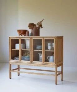 Tikamoon Vitrines Vitrine Basse En Mindi -Vaisseliers Soldes Magasin vitrine basse en mindi 3