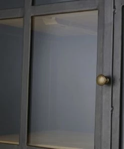 Maisons Du Monde Vitrines Vitrine Basse Industrielle 2 Portes Noire -Vaisseliers Soldes Magasin vitrine basse industrielle 2 portes noire 1000 1 24 216955 3