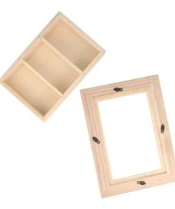 Artemio Étagères Vitrine Bois Et Plexiglas® 22cm -Vaisseliers Soldes Magasin vitrine bois et plexiglas 22cm 2
