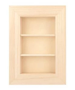 Artemio Étagères Vitrine Bois Et Plexiglas® 22cm