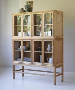 Tikamoon Vitrines Vitrine Double En Mindi -Vaisseliers Soldes Magasin vitrine double en mindi 3