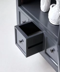 Tikamoon Vitrines Vitrine En Acajou -Vaisseliers Soldes Magasin vitrine en acajou 4