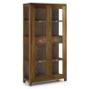 MOYCOR Vitrines Vitrine En Bois D'acajou Marron 100x190