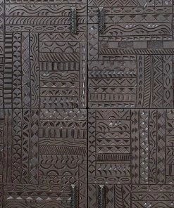 GINER Y COLOMER Vitrines Vitrine En Bois De Manguier Et Pieds En Métal En Noyer Foncé -Vaisseliers Soldes Magasin vitrine en bois de manguier et pieds en metal en noyer fonce 3