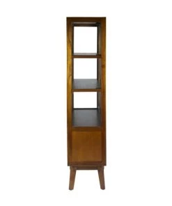 MOYCOR Vitrines Vitrine En Bois De Mindi Bicolore H180 -Vaisseliers Soldes Magasin vitrine en bois de mindi bicolore h180 5