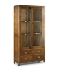 MOYCOR Vitrines Vitrine En Bois De Mindi Marron H190
