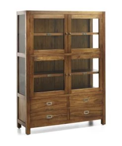 MOYCOR Vitrines Vitrine En Bois Marron H155