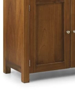 MOYCOR Vitrines Vitrine En Bois Marron H190 -Vaisseliers Soldes Magasin vitrine en bois marron h190 4