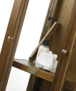 MOYCOR Vitrines Vitrine En Bois Marron H190 -Vaisseliers Soldes Magasin vitrine en bois marron h190 5