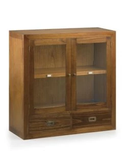 MOYCOR Vitrines Vitrine En Bois Marron L90
