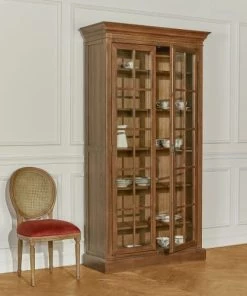 Robin Des Bois Vitrines Vitrine En Chêne Teinté -Vaisseliers Soldes Magasin vitrine en chene teinte 3