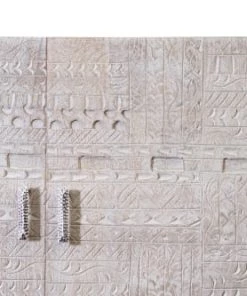 GINER Y COLOMER Vitrines Vitrine En Manguier Avec Pieds En Métal -Vaisseliers Soldes Magasin vitrine en manguier avec pieds en metal 4