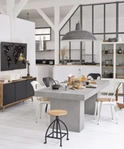 Maisons Du Monde Vitrines Vitrine En Métal Blanche L 100 Cm -Vaisseliers Soldes Magasin vitrine en metal blanche l 100 cm 1000 12 17 146756 11