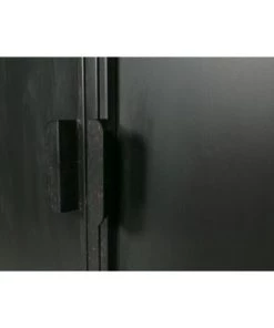 Bepurehome Vitrines Vitrine En Métal Noir -Vaisseliers Soldes Magasin vitrine en metal noir 10