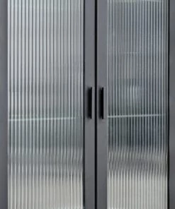 Tikamoon Vaisseliers Vitrine Haute En Métal -Vaisseliers Soldes Magasin vitrine haute en metal 2