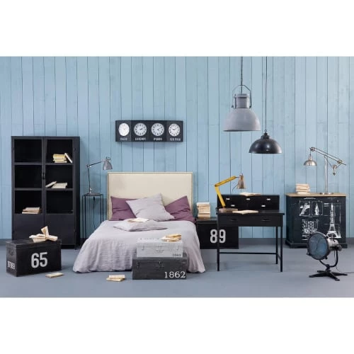 Maisons Du Monde Vitrines Vitrine Indus En Métal Noire L 100 Cm 3 Maisons Du Monde Vitrines Vitrine Indus En Métal Noire L 100 Cm – Image 3