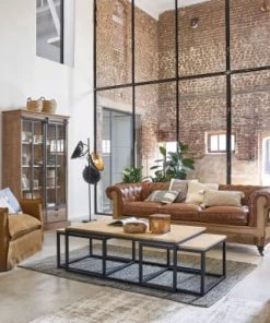 Maisons Du Monde Vitrines Vitrine Industrielle 1 Porte Coulissante 2 Tiroirs Bicolore -Vaisseliers Soldes Magasin vitrine industrielle 1 porte coulissante 2 tiroirs bicolore 1000 12 18 216949 4