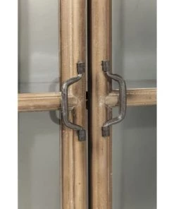 Kare Design Vitrines Vitrine Industrielle En Acier Et Peuplier Massif -Vaisseliers Soldes Magasin vitrine industrielle en acier et peuplier massif 2