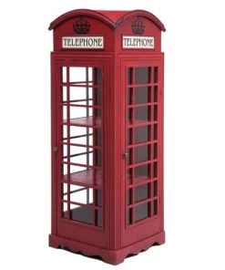 Kare Design Vitrines Vitrine Rouge Cabine Téléphonique