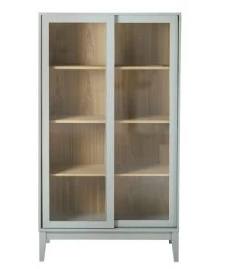 Maisons Du Monde Vitrines Vitrine Vintage 2 Portes Gris Bleu